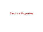 Electrical Properties