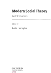 Introduction. What is Social Theory