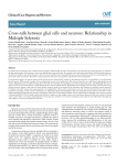 Cross-talk between glial cells and neurons: Relationship in Multiple