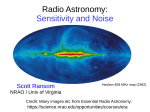Radio Astronomy: Sensitivity and Noise - ASIAA