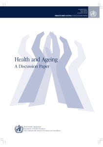 Health and Ageing - World Health Organization