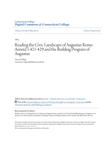 Reading the Civic Landscape of Augustan Rome