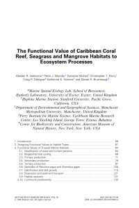 The Functional Value of Caribbean Coral Reef