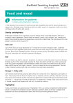 Food and mood - Sheffield Teaching Hospital