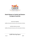 Dutch Disease in Central and Eastern European Countries