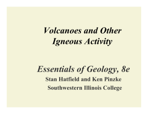 Volcanoes and Igneous Activity Earth