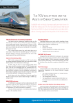 The TGV bulleT Train and The asseTs of enerGy CommuTaTion