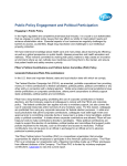 Public Policy Engagement and Political Participation