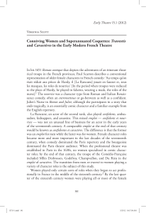 Conniving Women and Superannuated Coquettes