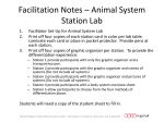 Facilitation Notes – Animal System Station Lab