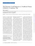 The Detection of and Response to a Foodborne