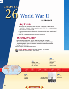 Chapter 26: World War II, 1939-1945