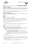 2012 Sociology assessment report