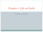 chapter 17: the history of life