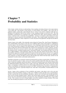 Chapter 7 Probability and Statistics
