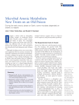 Microbial Arsenic Metabolism