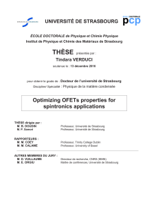 Optimizing OFETs properties for spintronics applications