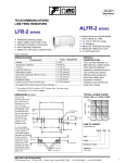 LFR-2 SERIES ALFR-2 SERIES