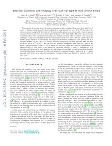 Transient absorption and reshaping of ultrafast XUV light by laser