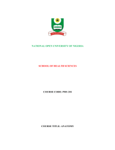 PHS 201 - National Open University of Nigeria