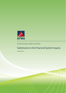 Financial System Inquiry - The Australian Financial Markets