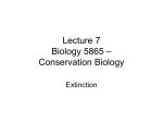Extinction and Vulnerability to Extinction