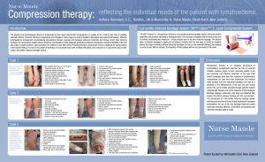 reflecting the individual needs of the patient with lymphoedema