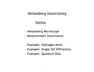 6.007 Lecture 38: Examples of Heisenberg