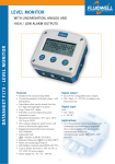 level monitor da ta sheet f173 - level monitor