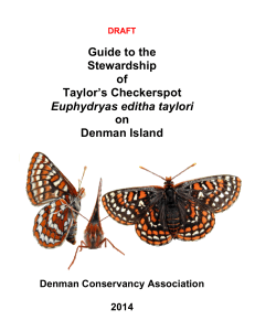 Checkerspot Stewardship Guide HSP 2014 (3.4 Megabytes – pdf)