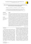 Physicochemical, functional and economic analysis of