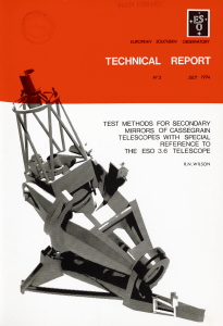 test methods for secondary mirrors of cassegrain telescopes with