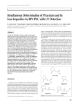 Simultaneous Determination of Piracetam and its Four