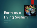 Earth as a Living System