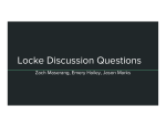 Locke Discussion Questions
