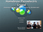 Homebrew Piezoelectric Crystal