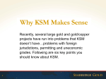 Why KSM Makes Sense