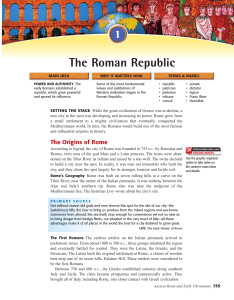 The Roman Republic - Canvas by Instructure