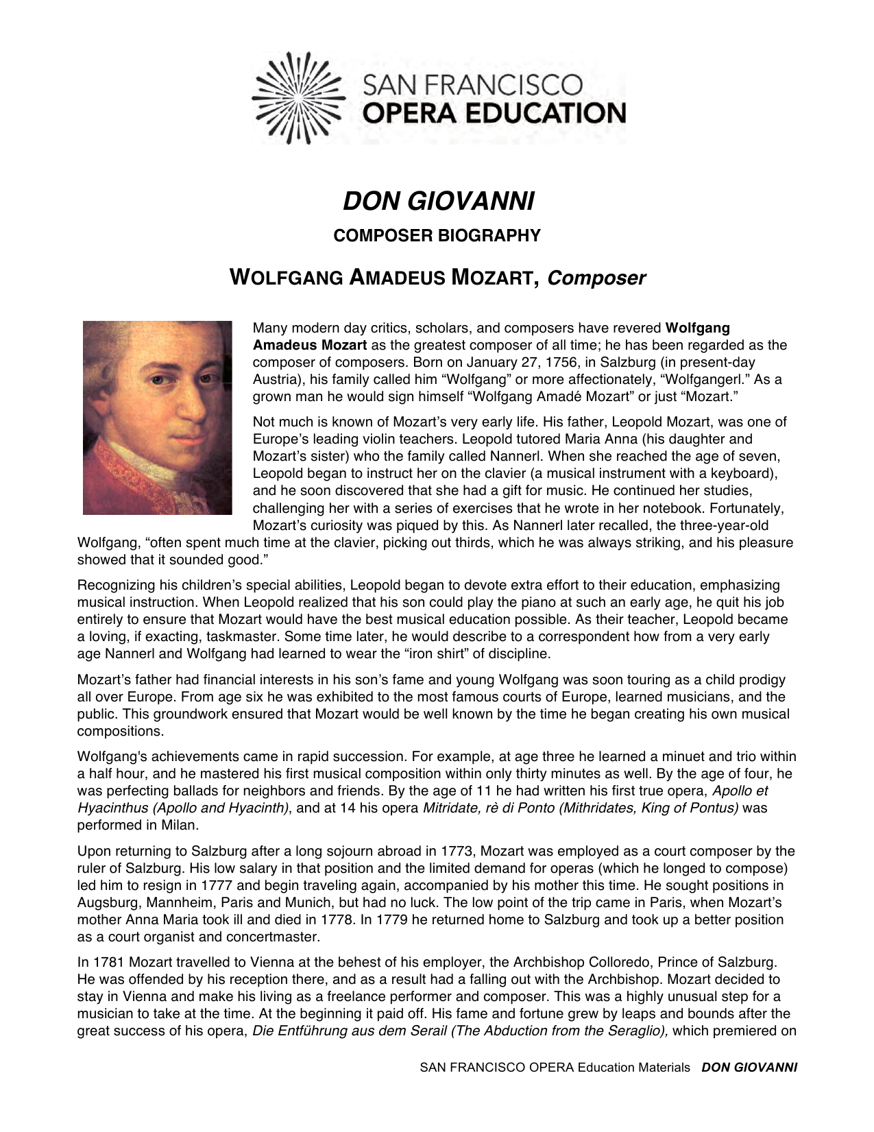 facts about wolfgang amadeus mozart facts about wolfgang amadeus mozart
