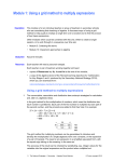 Multiplying Expressions - Key Resources for GCSE Mathematics