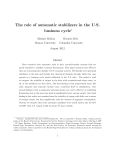 The role of automatic stabilizers in the U.S. business cycle