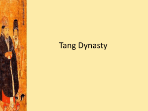 Tang Dynasty - JonesHistory.net