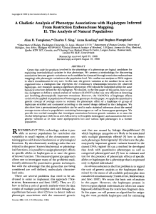 A Cladistic Analysis of Phenotype Associations with