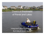 Chemical Treatment of Ponds and Lakes