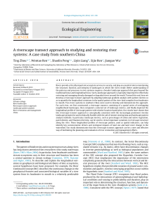 A riverscape transect approach to studying and restoring river systems