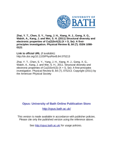 - University of Bath Opus