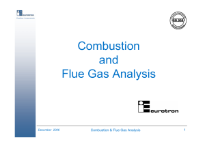 Combustion and Flue Gas Analysis