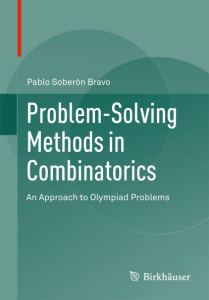 3. Problem Solving Methods in Combinatorics - An