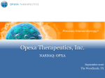 Opexa Therapeutics, Inc.