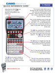 fx-9860GII - Casio Education